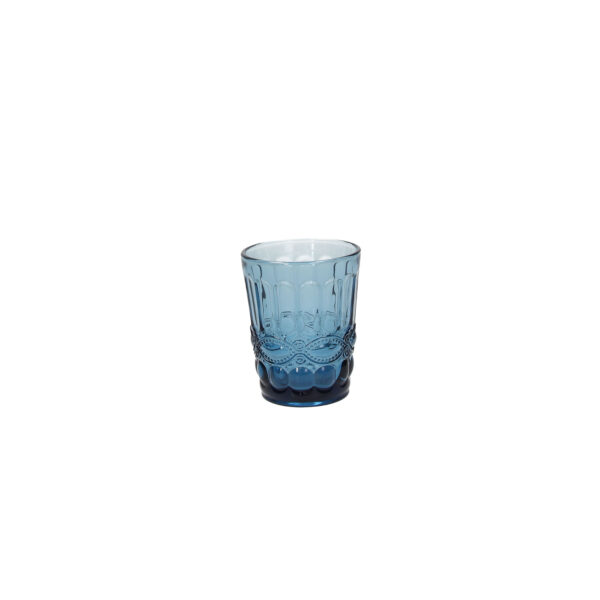 כוס שתייה קלה זכוכית דגם מאדם 230 מ"ל צבע כחול Madame