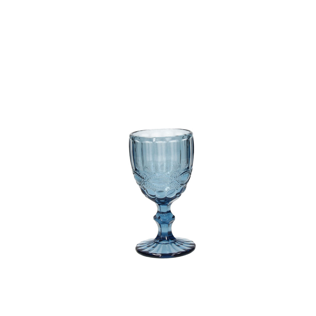 גביע זכוכית דגם מאדם 260 מ"ל צבע כחול Madame