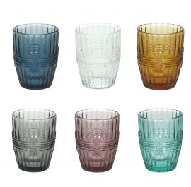מארז 6 כוסות צבעוניות בצבעים שונים Ionico