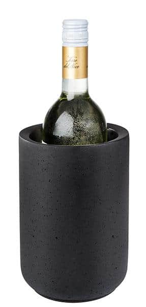 מצנן לבקבוק יין מבודד מבטון שחור APS